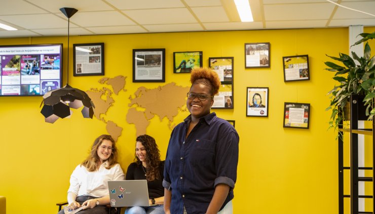 Studenten hebben meer keuzemogelijkheid in het nieuwe onderwijsmodel - fotograaf: Charlotte Grips.